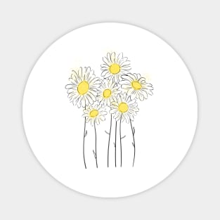 Daisy Flower Magnet